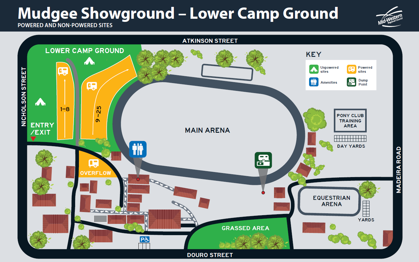 Mudgee Showground - Map 2023 July.PNG
