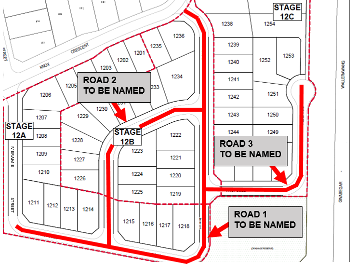Proposed Street Naming - Knox Crescent Caerleon V2.PNG